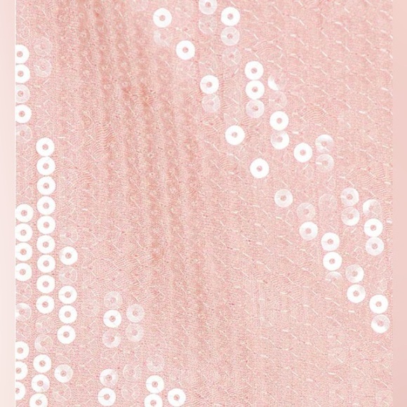 Kim Shui Pants All Over Sequin Pailette in Pink holiday Size Small Brand NWOT - Picture 8 of 15